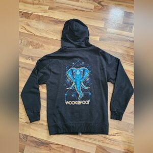 Black Wookiefoot Hoodie